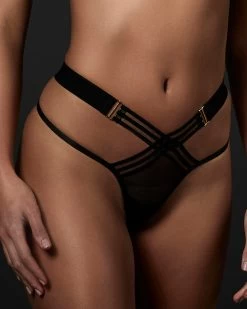 BLUEBELLA Sutton Thong Black