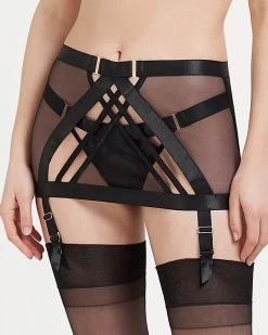 BLUEBELLA Sawyer Skirt Suspender Black