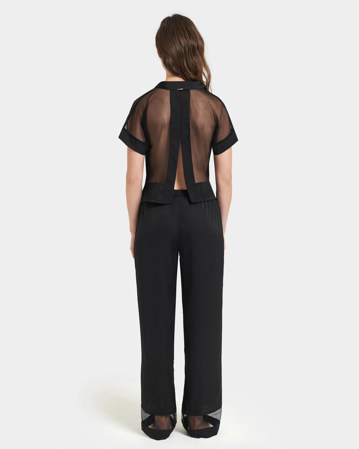 BLUEBELLA Richmond Long Pyjama Set Black - Image 3