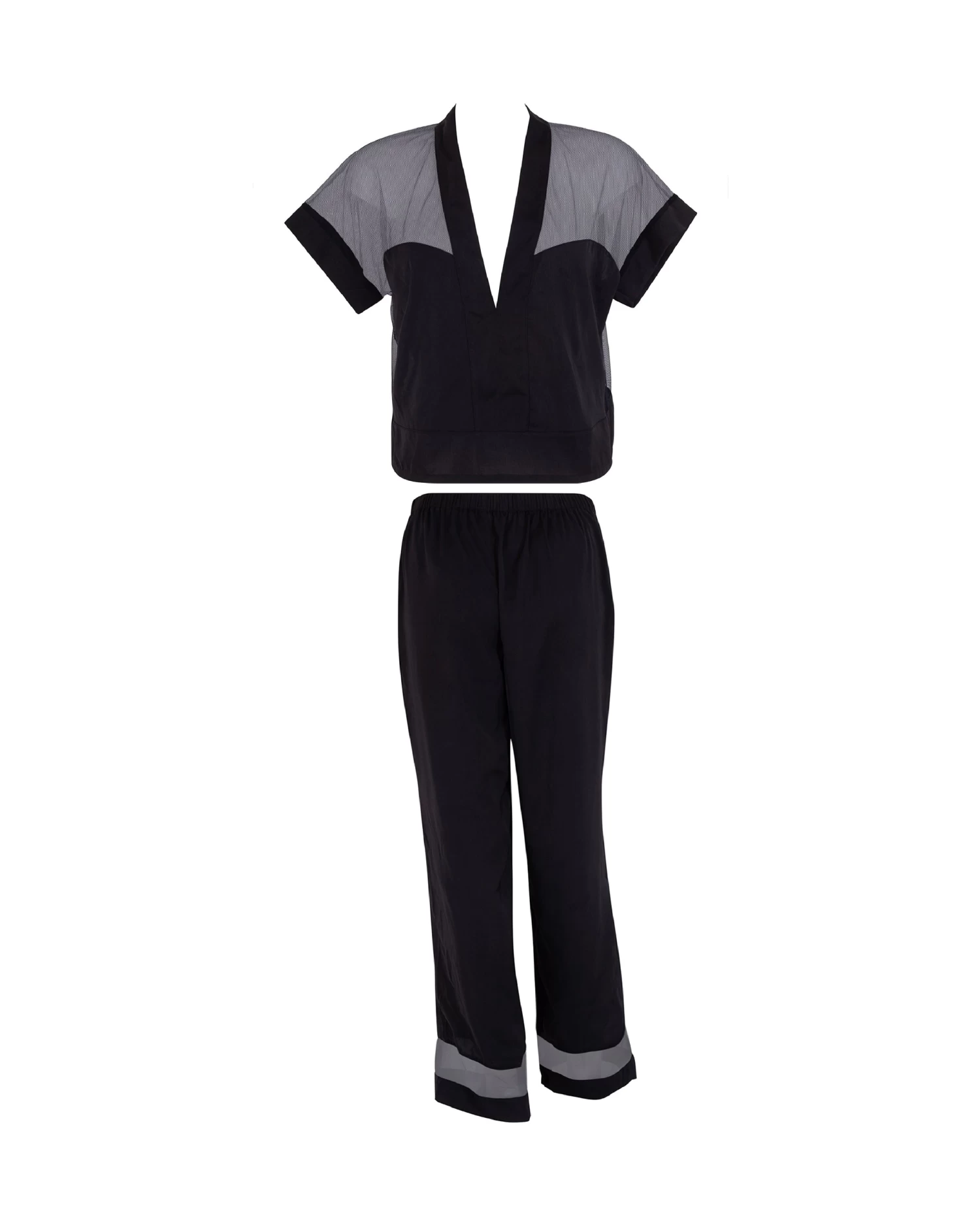 BLUEBELLA Richmond Long Pyjama Set Black - Image 5