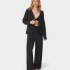 BLUEBELLA Tarcon Eco Viscose Long Pyjama Set Black