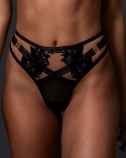 BLUEBELLA Ophelia High-Waist Thong Black