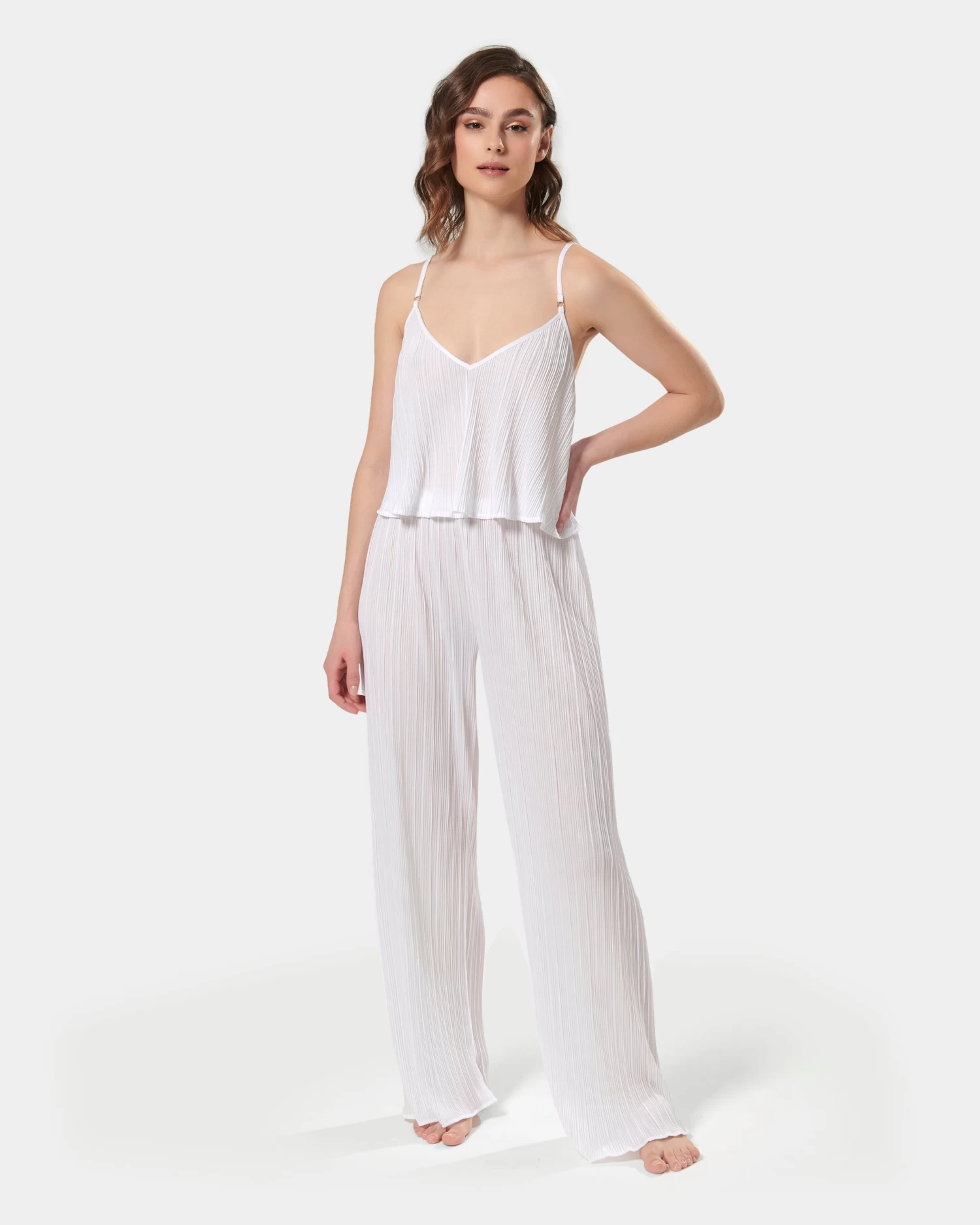 BLUEBELLA Neeson Cami And Trouser Set White