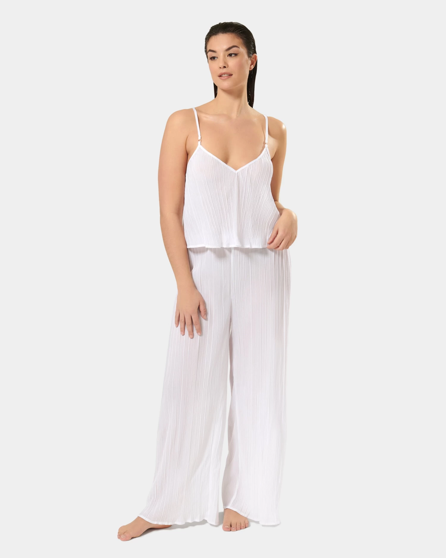 BLUEBELLA Neeson Cami And Trouser Set White - Image 8