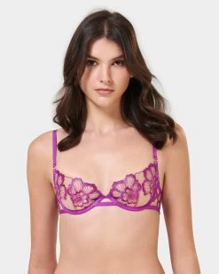 BLUEBELLA Catalina Bra Bright Violet/Sheer
