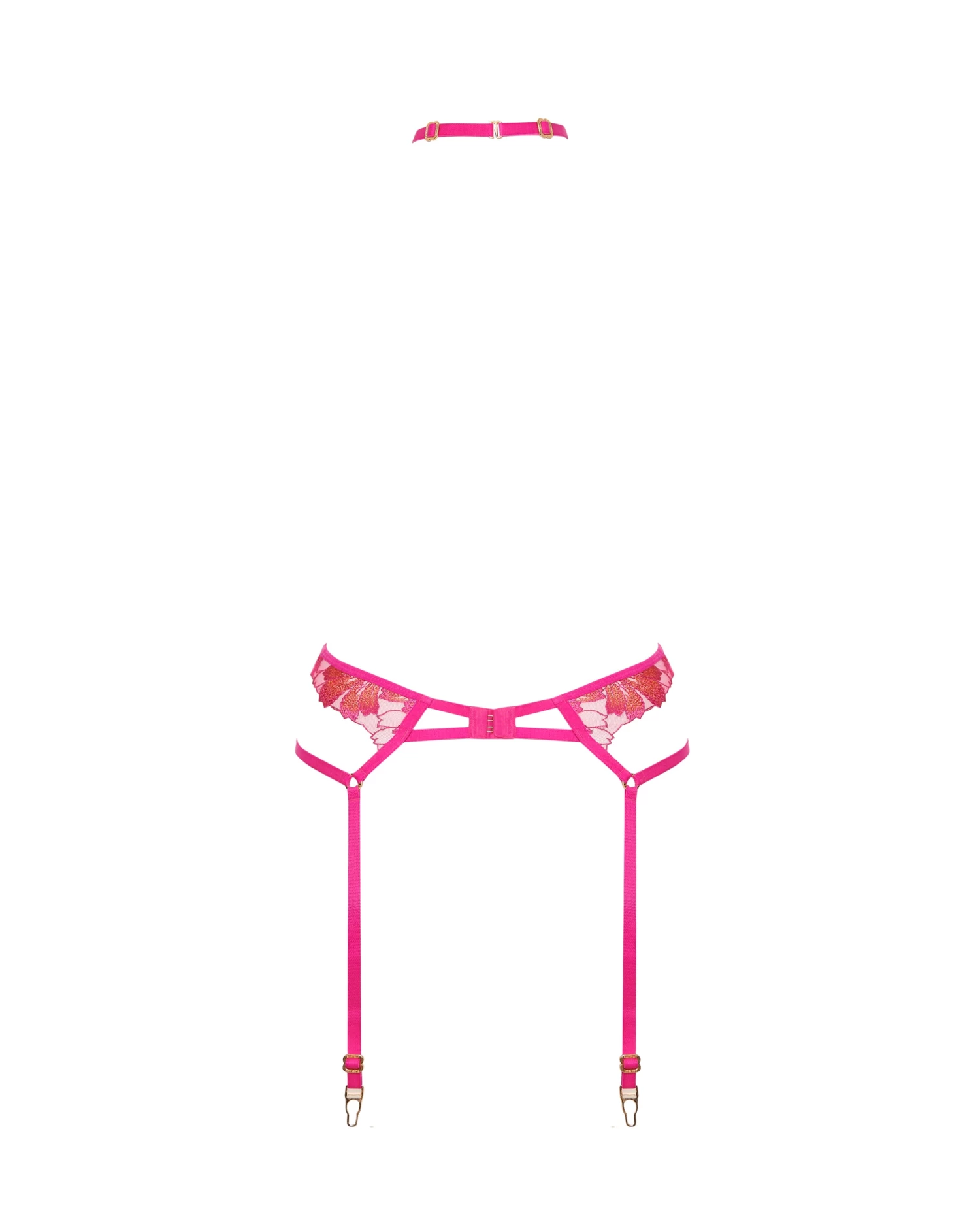 BLUEBELLA Colette Suspender Harness Fuchsia Pink/Orange Pepper - Image 6
