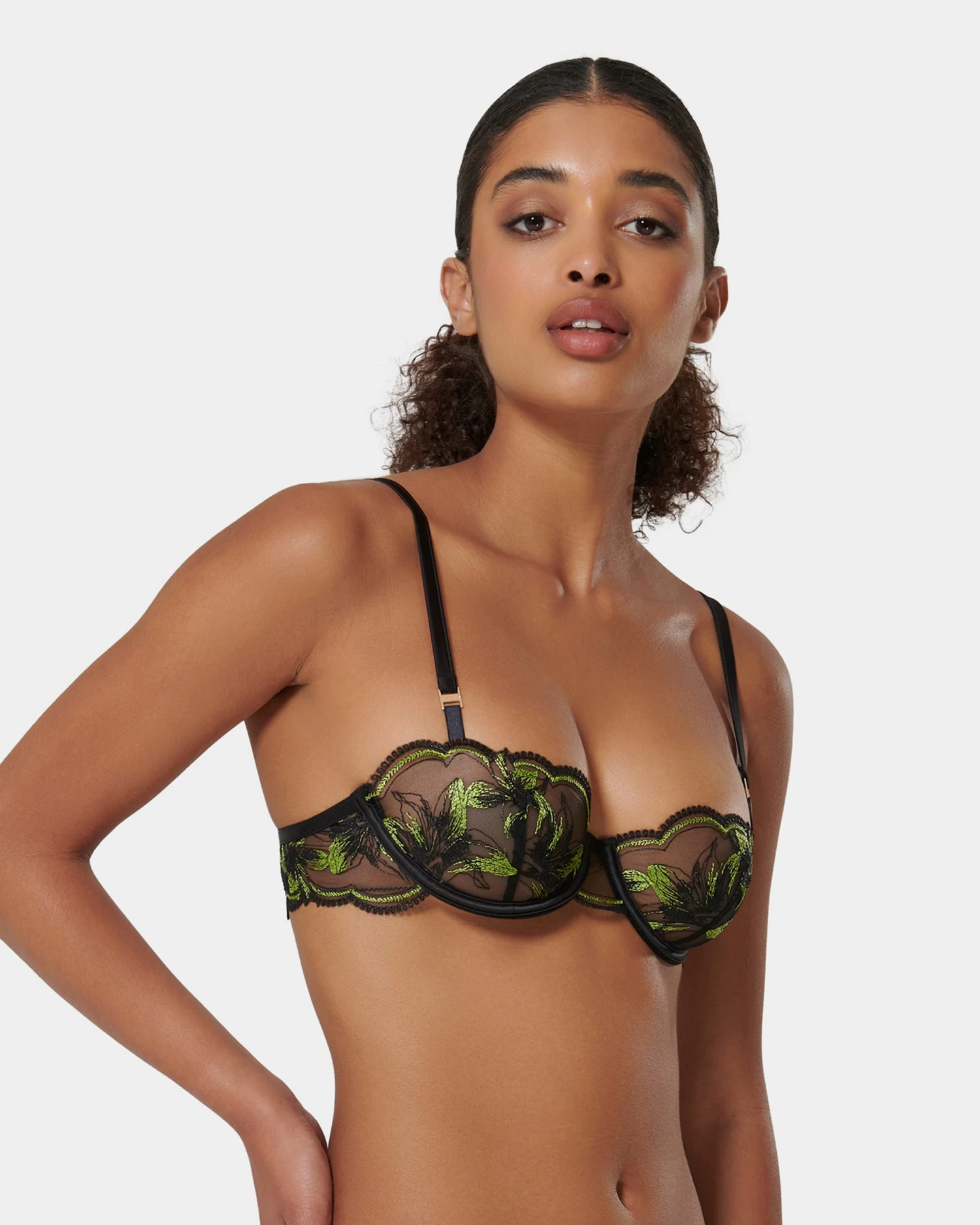 BLUEBELLA Coppelia Eco Bra Black/Tender Shoots - Image 8