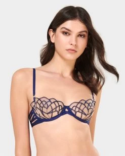 BLUEBELLA Beatrix Bra Twilight Blue/Sheer