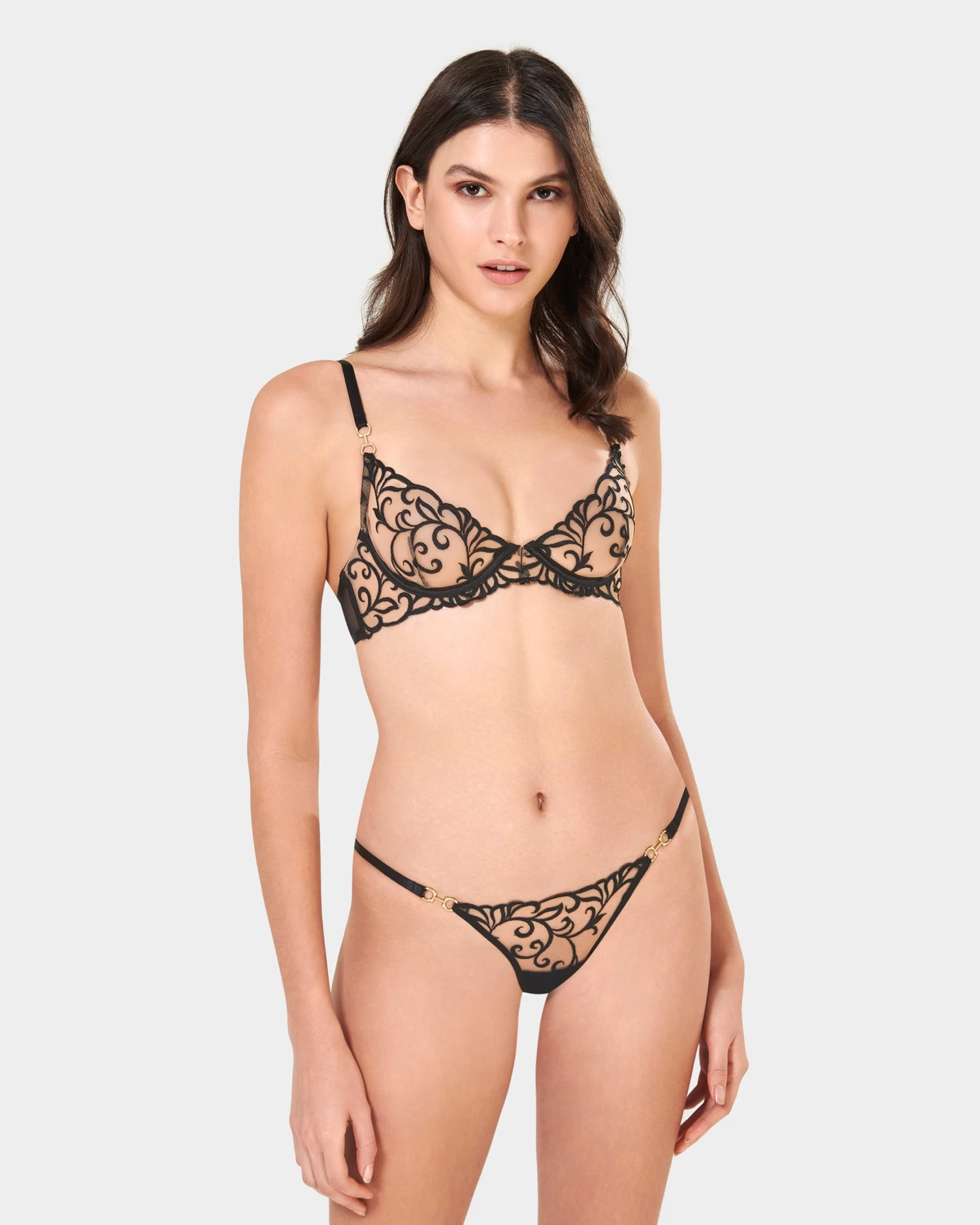 BLUEBELLA Harriet Eco Bra Black/Sheer - Image 2