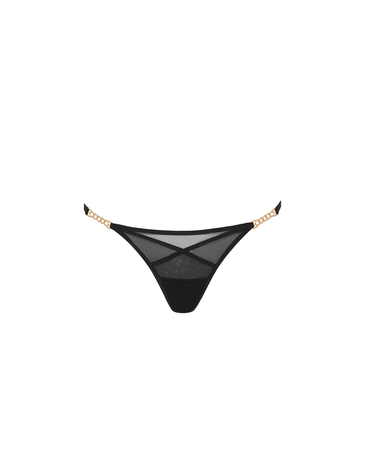 BLUEBELLA Rachel Thong Black/Gold - Image 5