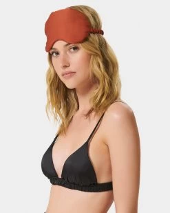 BLUEBELLA Saskia Luxury Satin Eye Mask Baked Clay