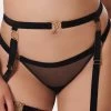 BLUEBELLA Thalia Thigh Harness Black
