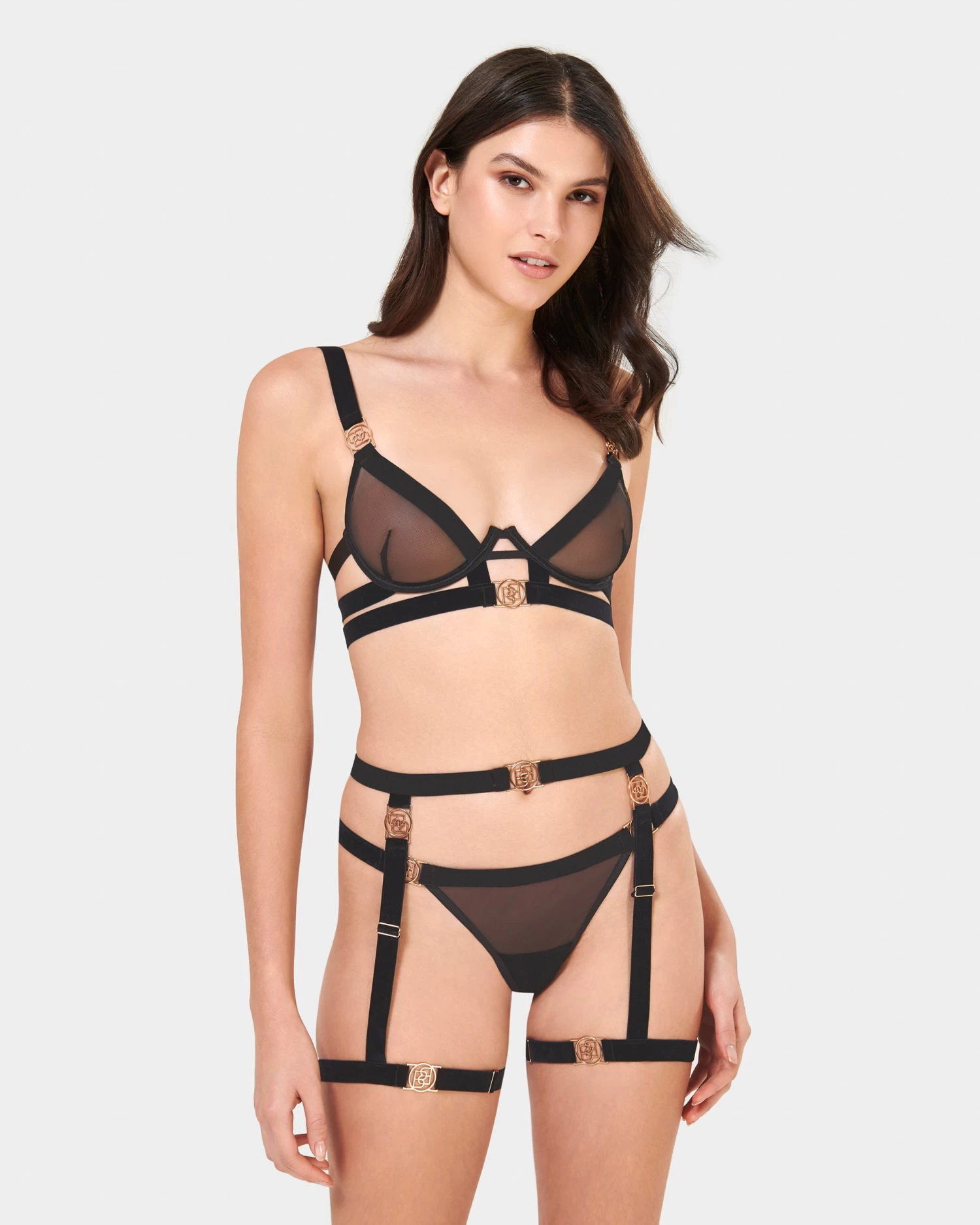 BLUEBELLA Thalia Thigh Harness Black - Image 12