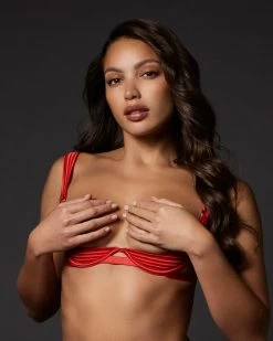 BLUEBELLA Allegra Open Wired Bra Red