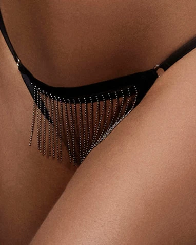 BLUEBELLA Antoinette Ouvert Brief Black/Silver - Image 4