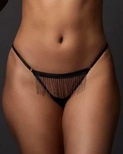 BLUEBELLA Antoinette Thong Black/Silver