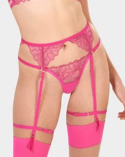 BLUEBELLA Astra Suspender Thigh Harness Fuchsia Pink