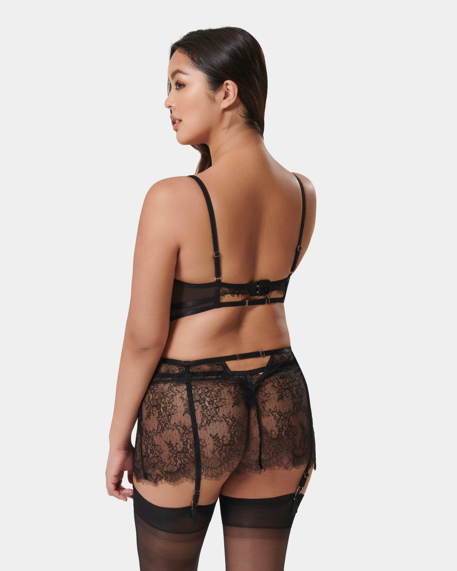 BLUEBELLA Camelia Skirt Suspender Black - Image 12