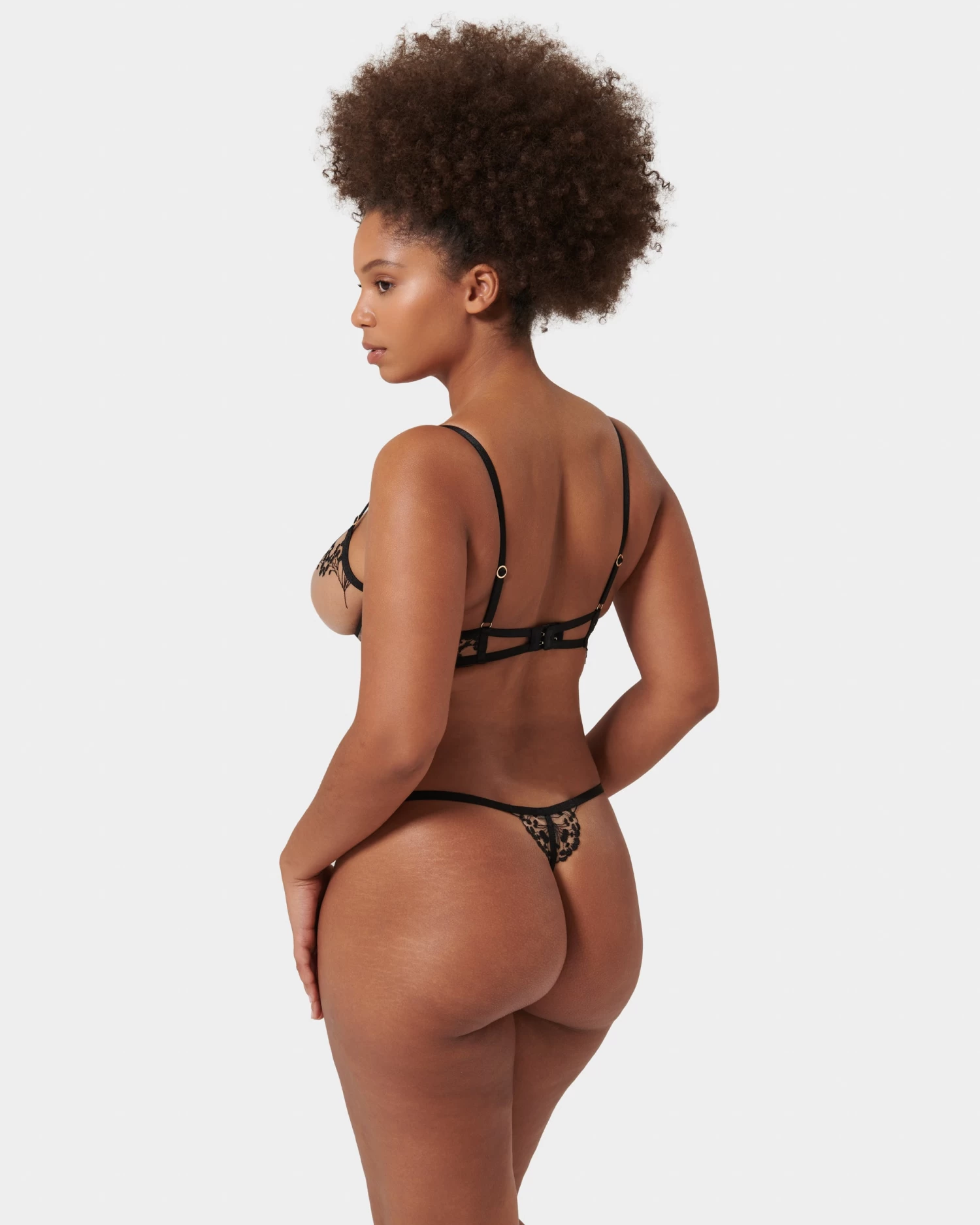 BLUEBELLA Marisa Thong Black/Sheer - Image 13