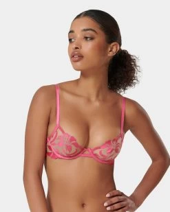 BLUEBELLA Leonora Wired Bra Fuchsia Pink/Sheer