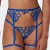 BLUEBELLA Catalina Thigh Harness Egyptian Blue/Sheer