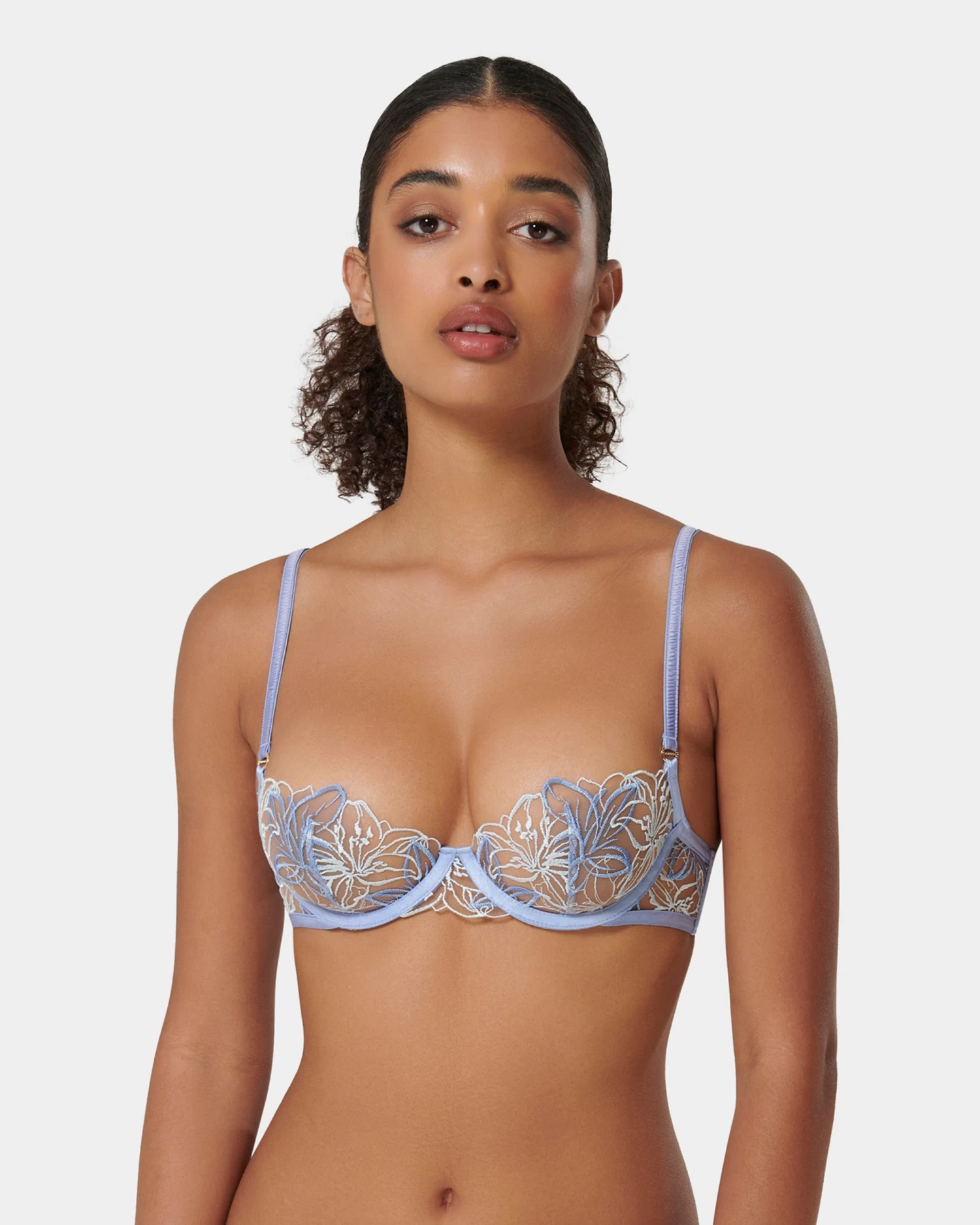 BLUEBELLA Lilly Wired Bra Hydrangea Blue/Ice Water Blue/Sheer