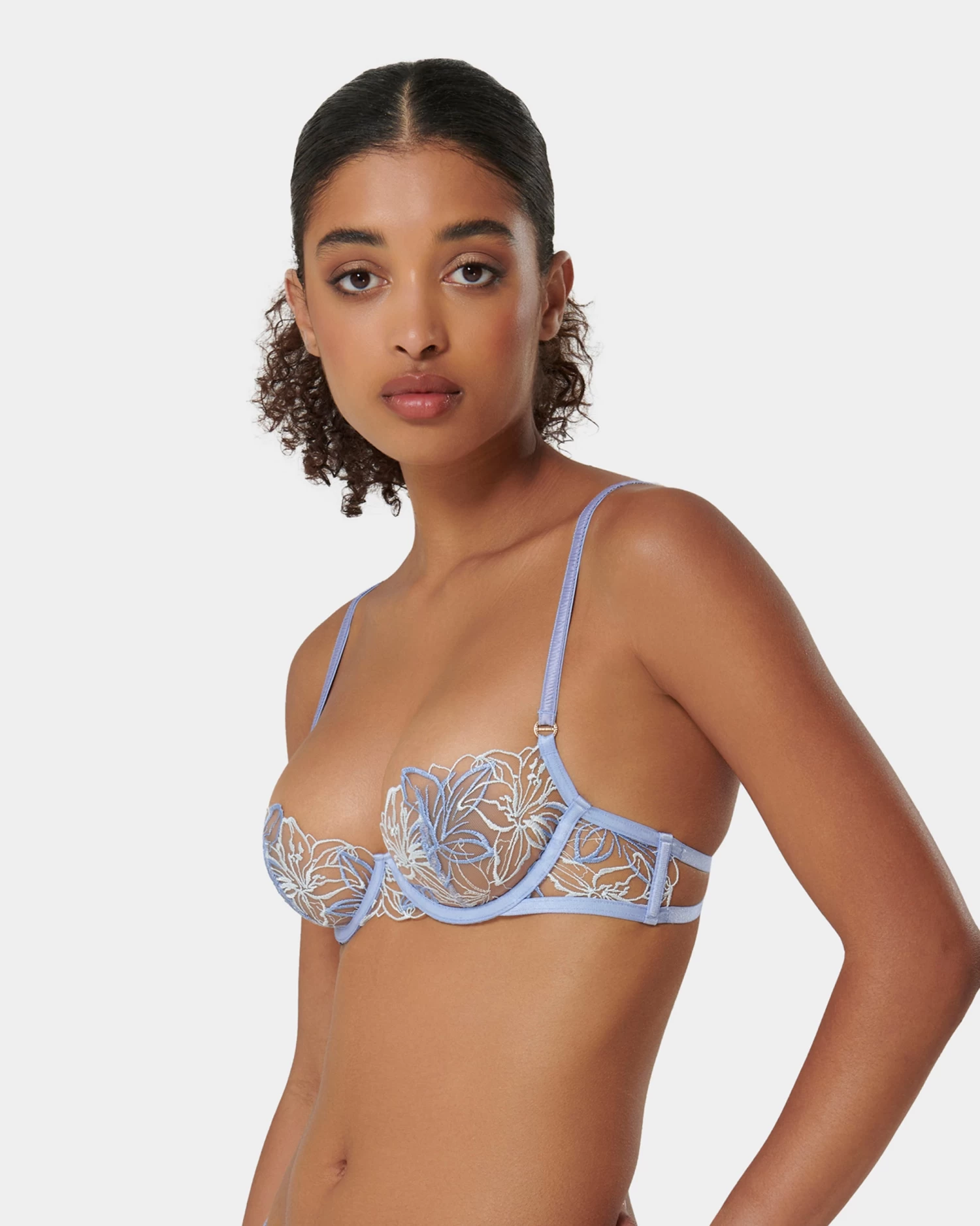 BLUEBELLA Lilly Wired Bra Hydrangea Blue/Ice Water Blue/Sheer - Image 8