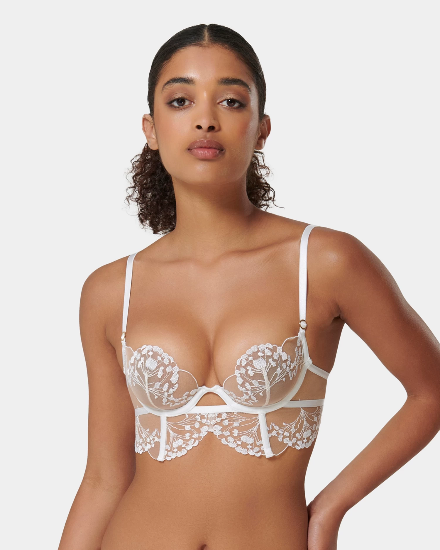 BLUEBELLA Marisa Wired Bra White/Sheer
