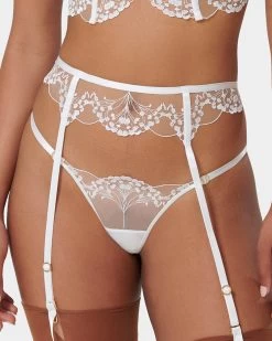 BLUEBELLA Marisa Suspender White/Sheer