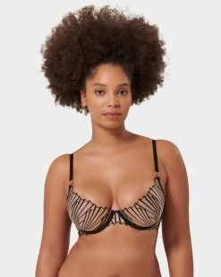 BLUEBELLA Goya Wired Bra Black/Sheer