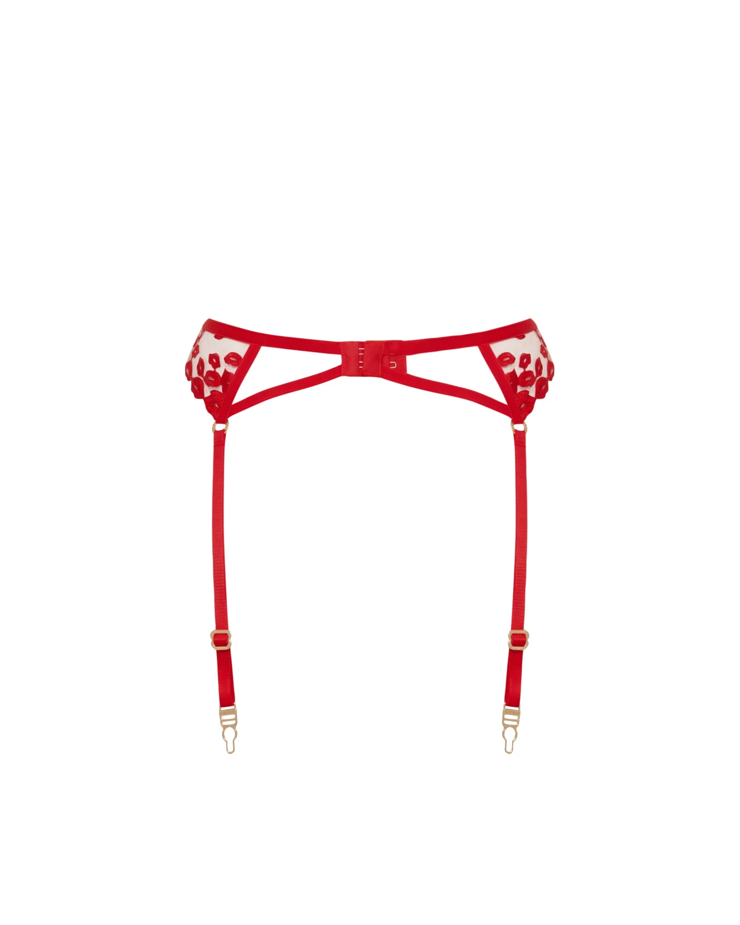 BLUEBELLA Marian Suspender Red/ Sheer - Image 6