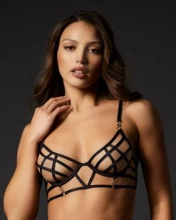 BLUEBELLA Shirin Semi-Open Wired Bra Black