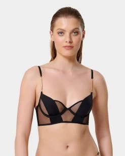 BLUEBELLA Raine Wired Longline Bra Black