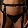 BLUEBELLA Trinity Thigh Harness Black