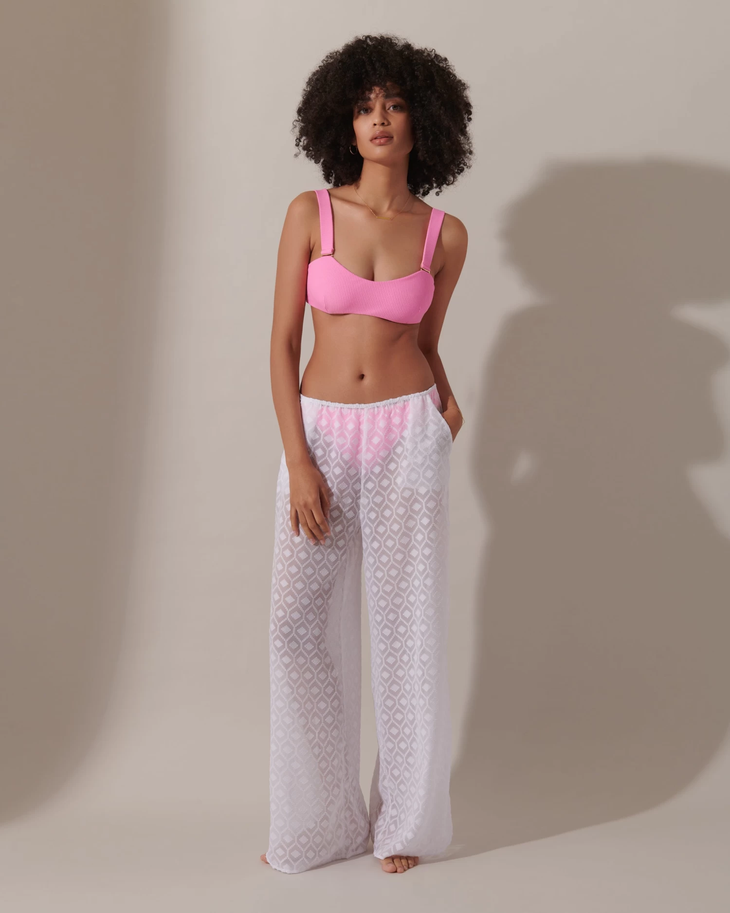 BLUEBELLA Lucerne Bandeau Bikini Top Pink - Image 9