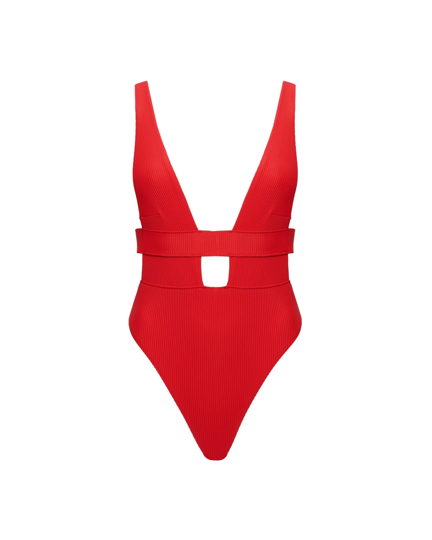BLUEBELLA Lucerne Plunge Swimsuit Red - Image 5