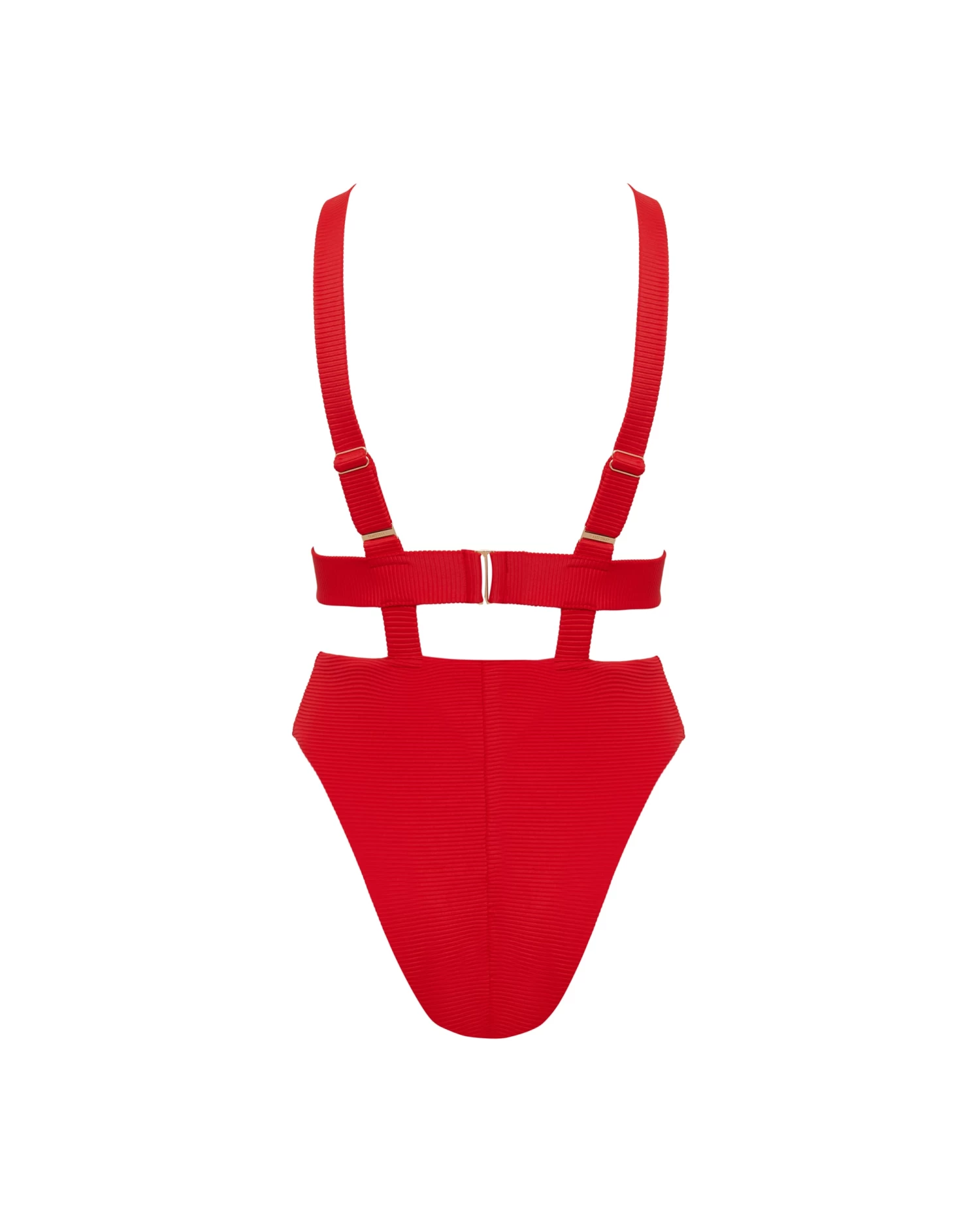 BLUEBELLA Lucerne Plunge Swimsuit Red - Image 6