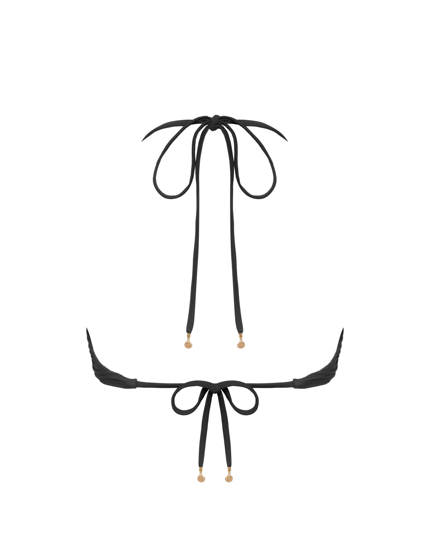 BLUEBELLA Orta Triangle Bikini Top Black - Image 6