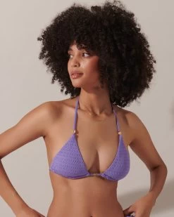 BLUEBELLA Shala Triangle Bikini Top Lilac
