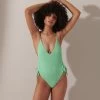 BLUEBELLA Shala Adjustable Swimsuit Mint Green